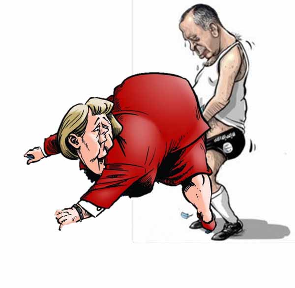 Das Schlampenverhältnis zwischen Merkel und Erdogan. Schande für Deutschland. #Date:#