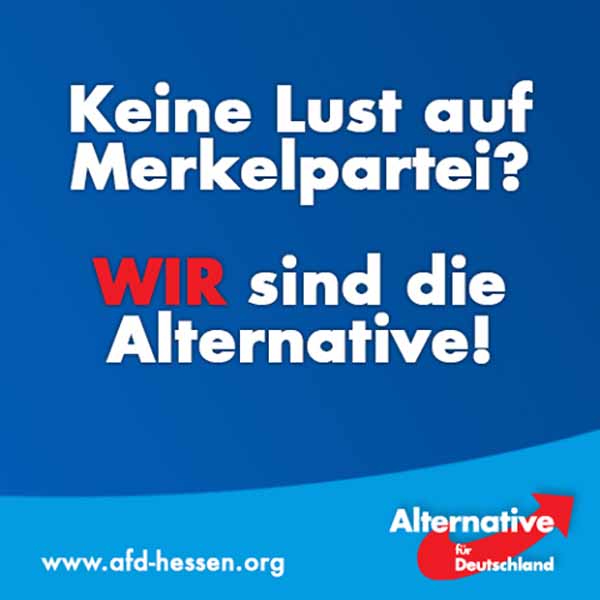 Keine Lust auf Merkel-Partei? Wir sind die Alternative! #Date:02.2016#